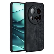 Per Xiaomi 15 Ultra AZNS Custodia per telefono con effetto pelle in rilievo 3D (nero)