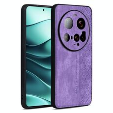 Per Xiaomi 15 Ultra AZNS Custodia per telefono con effetto pelle in rilievo 3D (viola)