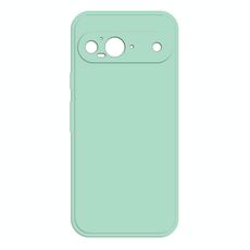 Per Google Pixel 9 Custodia per telefono in silicone liquido imitazione (ciano chiaro)