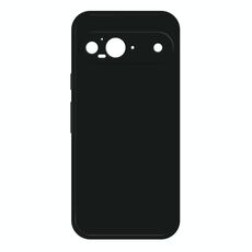 Per Google Pixel 9 Custodia per telefono in silicone liquido imitazione (nero)