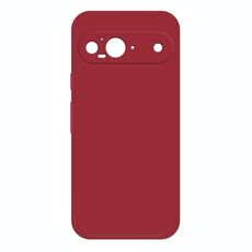 Per Google Pixel 9 Custodia per telefono in silicone liquido imitazione (rosso scuro)