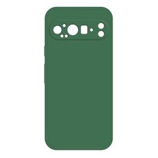 Per Google Pixel 9 Pro Custodia per telefono in silicone liquido imitazione (verde scuro)