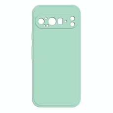 Per Google Pixel 9 Pro Custodia per telefono in silicone liquido imitazione (ciano chiaro)