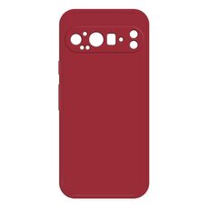Per Google Pixel 9 Pro Custodia per telefono in silicone liquido imitazione (rosso scuro)