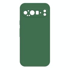 Per Google Pixel 9 Pro XL Custodia per telefono in silicone liquido imitazione (verde scuro)