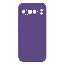 Per Google Pixel 9 Pro XL Custodia per telefono in silicone liquido imitazione (viola scuro)
