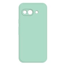 Per Google Pixel 9a Custodia per telefono in silicone liquido imitazione (ciano chiaro)