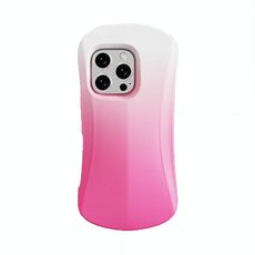 Per iPhone 16 Pro Max YOYOISLES Ocean Series Custodia per telefono curva EVA (rosa bianco)