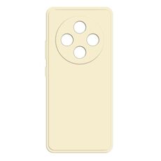 Per Redmi 14C 5G Custodia per telefono in silicone liquido imitazione (bianco)