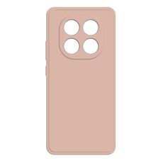 Per Redmi Note 14 Pro+ 5G Custodia per telefono in silicone liquido imitazione (rosa)
