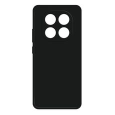 Per Redmi Note 14 Pro+ 5G Custodia per telefono in silicone liquido imitazione (nero)