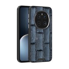 Per Honor Magic7 Pro ABEEL Beast Pattern 6D Micro-Embossed MagSafe Custodia per telefono in vera pelle (blu)