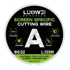 LUOWEI 120M Cell Phone LCD Screen Separation Line High Durezza Taglio Filo diamantato, Spec: A 0,02mm