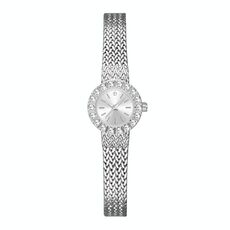 BS Bee Sister Orologio al quarzo elegante, leggero, di lusso, temperamento, antico, da donna, regalo di festa (argento classico)
