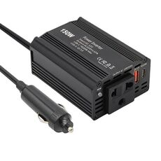 Adattatore di alimentazione per accendisigari per auto con inverter per auto a ricarica rapida PD20W QC3.0 da 150 W (spina UE)