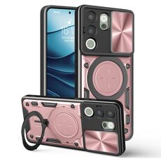 Per vivo V29e / Y200 5G CD Texture Custodia per telefono con supporto magnetico scorrevole Camshield (rosa)