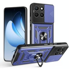 Per Honor X8c 4G Custodia per fotocamera scorrevole TPU+PC (blu)