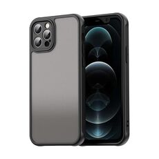 Per iPhone 12 Pro Fan Dun Series TPU Hybrid PC Custodia per telefono satinato (nero)