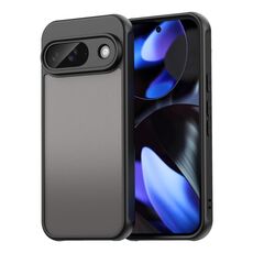 Per Google Pixel 9 Fan Dun Series TPU Hybrid PC Custodia per telefono Frosted (Nero)