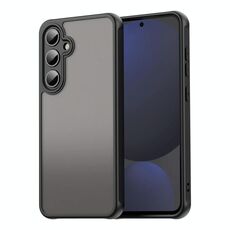 Per Samsung Galaxy S24 FE 5G Fan Dun Series TPU Hybrid PC Custodia per telefono glassata (nero)