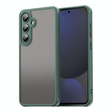 Per Samsung Galaxy S24 FE 5G Fan Dun Series TPU Hybrid PC Custodia per telefono glassata (verde)