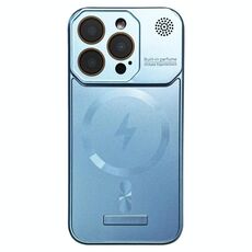 Per iPhone 15 Pro Max Custodia per telefono PC magnetica MagSafe per aromaterapia senza cornice (blu)