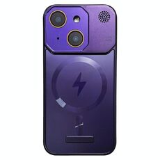 Per iPhone 14 Custodia per telefono PC magnetica MagSafe per aromaterapia senza cornice (viola)