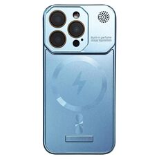 Per iPhone 14 Pro Max Custodia per telefono PC magnetica MagSafe per aromaterapia senza cornice (blu)