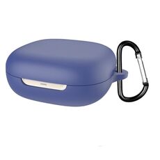 Per gli auricolari wireless Shokz OpenFit 2 T920 Custodia protettiva in silicone (blu notte)