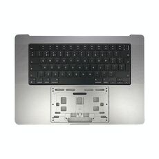 Per MacBook Pro 16 pollici 2023 A2780 Big Backspace Version Tastiera UK con C Shell (grigio)