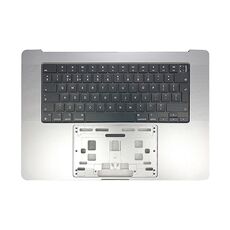 Per MacBook Pro 16 pollici 2023 A2780 Big Backspace Version Tastiera UK con C Shell (Argento)