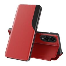Per Samsung Galaxy S25 Edge 5G Attraction Flip Holder Custodia in pelle per telefono (rosso)