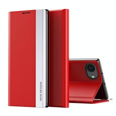 Per iPhone 16e Custodia per telefono in pelle adsorbimento elettrolitico laterale (rosso)