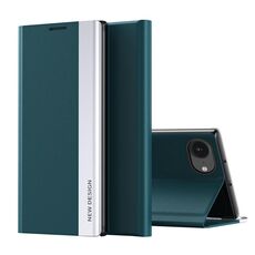 Per iPhone 16e Custodia per telefono in pelle adsorbimento elettrolitico laterale (verde)