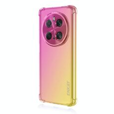 Custodia per telefono in TPU con airbag sfumato Hat-Prince per Honor Magic7 Pro ENKAY (oro rosa)