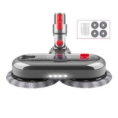 Accessorio per testa di mocio elettrico per aspirapolvere Dyson V15 / V11 / V10 / V7 / V8 con 4 stracci