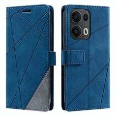 Per OPPO Reno13 Pro 5G Custodia in pelle con cuciture Skin Feel (blu)