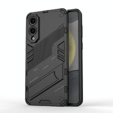 Per Samsung Galaxy S25 Edge 5G Punk Armor 2 in 1 PC + TPU Custodia antiurto per telefono con supporto invisibile (nero)