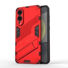 Per Samsung Galaxy S25 Edge 5G Punk Armor 2 in 1 PC + TPU Custodia antiurto per telefono con supporto invisibile (rosso)