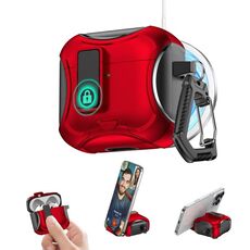 Per AirPods Pro 2 auricolari Bluetooth wireless PC Hybrid TPU custodia protettiva (rosso)