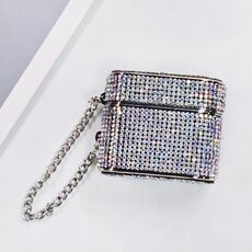 Per AirPods 3 Custodia protettiva per auricolari Bluetooth a forma di diamante cilindrico (argento)