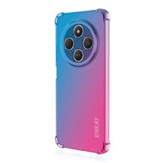 Per Redmi 14C ENKAY Hat-Prince Gradient Airbag TPU Custodia per telefono (blu rosa)