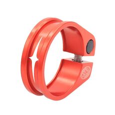 Morsetti reggisella in alluminio con bloccaggio per bicicletta da strada di montagna, raccordi ad anello per morsetto reggisella (34,9 mm, rosso)