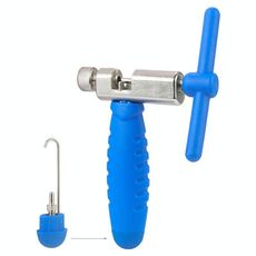 Strumento di rilascio della catena in acciaio per tagliacatena per bicicletta da montagna (blu)