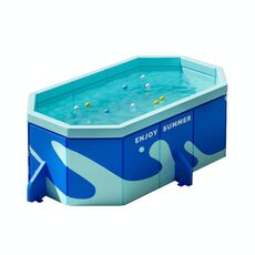 Piscina gonfiabile gratuita per bambini, pieghevole, con staffa per esterni, per giocare, specifiche: 1,6 m