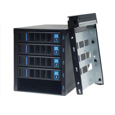 Gabbia per disco rigido hot swap a 5 alloggiamenti 3.5"/2.5" HDD/SSD compatibile per posizione unità ottica 3x5.25"