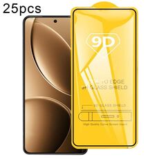 Per Xiaomi Poco F7 Pro 25 pezzi Pellicola in vetro temperato 9D Full Glue per schermo