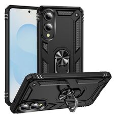 Per Samsung Galaxy S25 Edge 5G Custodia antiurto in TPU + PC per telefono (nero)