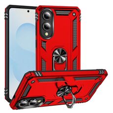 Per Samsung Galaxy S25 Edge 5G Custodia antiurto in TPU + PC per telefono (rosso)