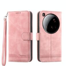Per Xiaomi 15 Ultra Dierfeng Dream Line TPU Hybrid PU Custodia in pelle per telefono (rosa)